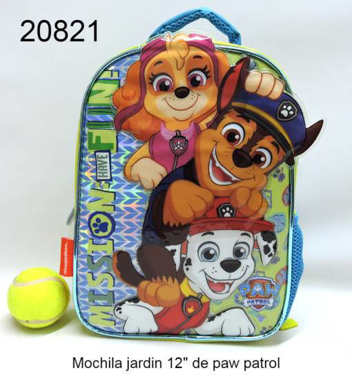 Imagen de MOCHILA PAW PATROL 3 PERSONAJES 12" 1.26